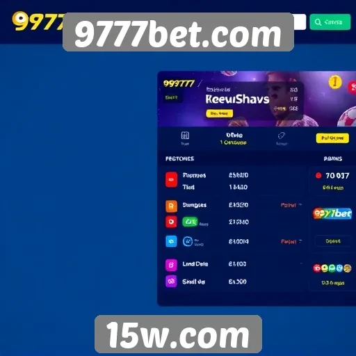 Interface e usabilidade do site 9777bet